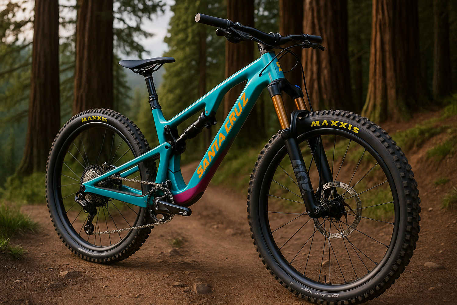 generat for me an image for santa cruz bikes
